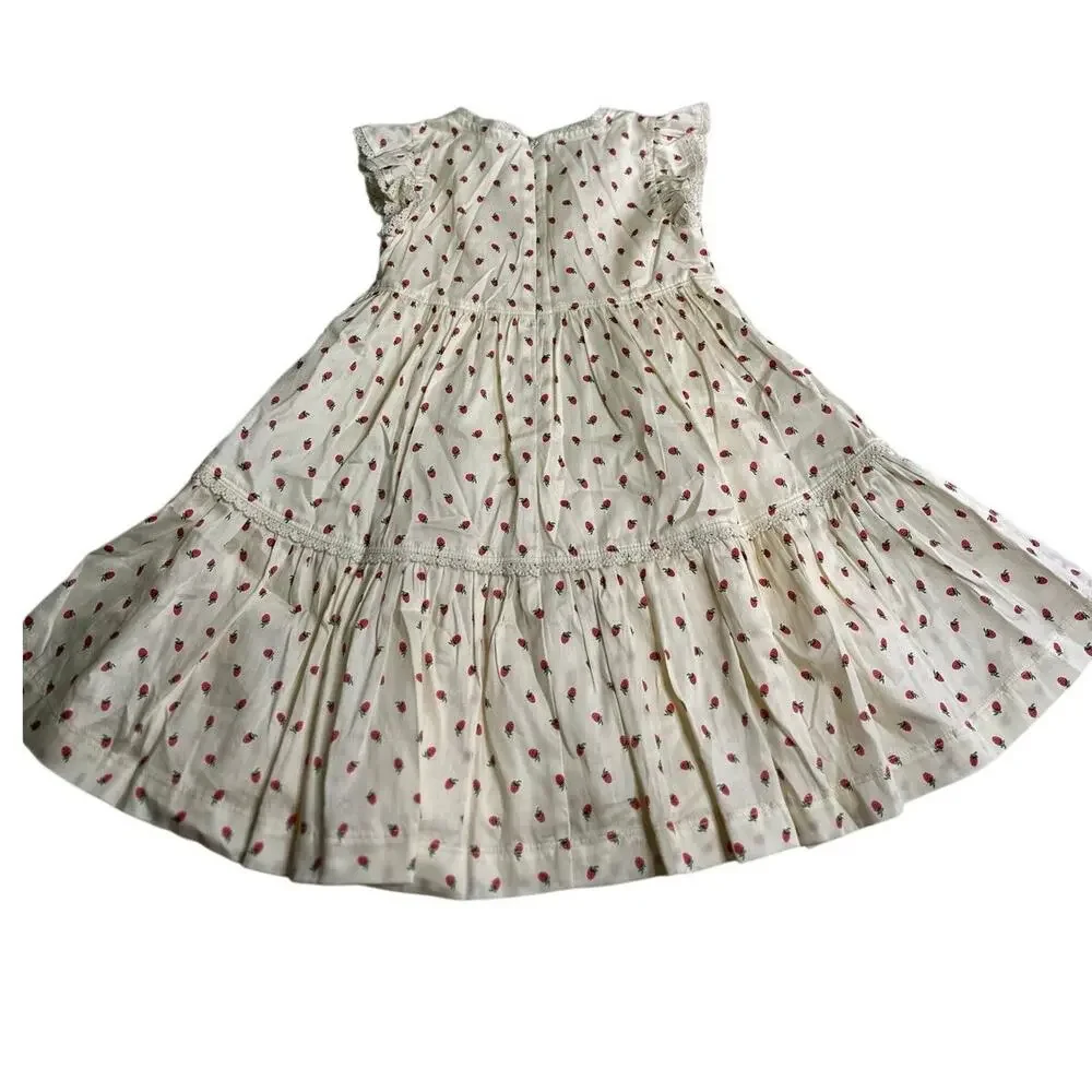 4T GIRLS STRAWBERRY DRESS NWT